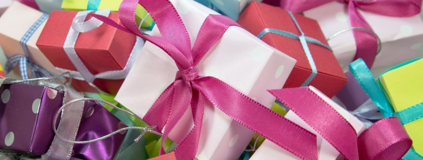 Presents Wrapped With Bows